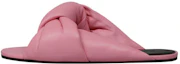 Buy (W) Balenciaga Drapy Ciabatte in Pelle ''Rosa'' 636576WA2M05048