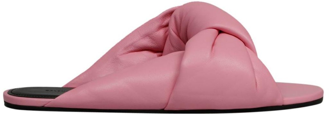 (Women) Balenciaga Drapy Leather Slides 'Pink' 636576WA2M05048 Order (Women) Balenciaga Drapy Leather Slides 'Pink' 636576WA2M05048