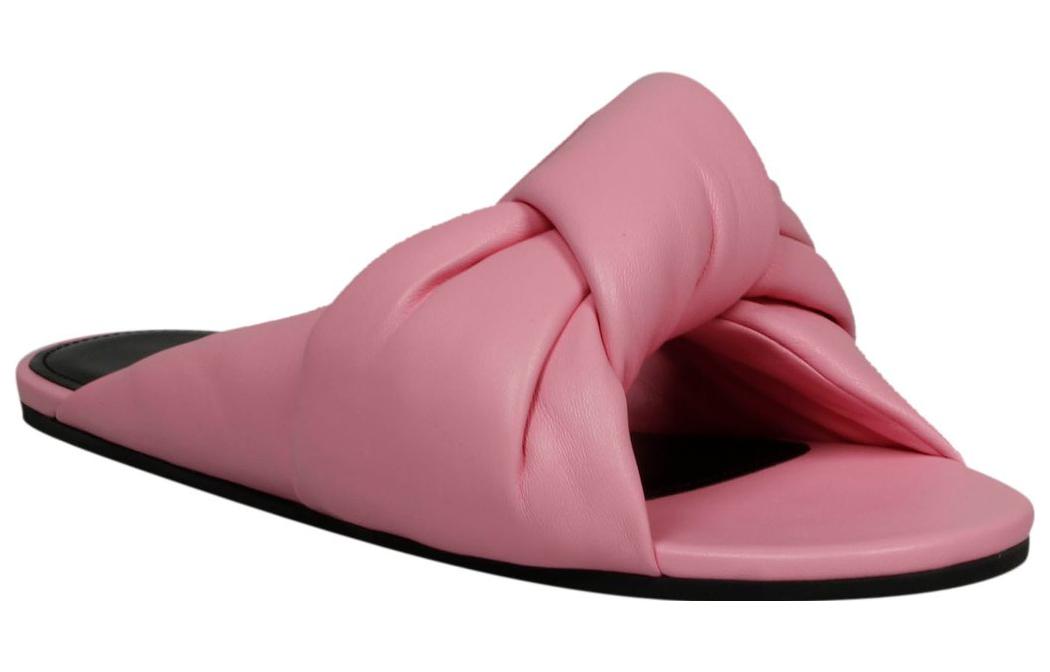 Lookbook (W) Balenciaga Drapy Ciabatte in Pelle ''Rosa'' 636576WA2M05048