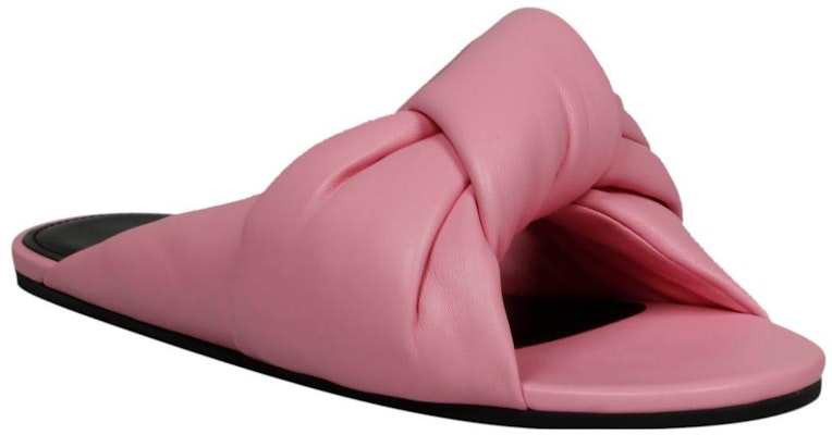 (Women) Balenciaga Drapy Leather Slides 'Pink' 636576WA2M05048 Lookbook (Women) Balenciaga Drapy Leather Slides 'Pink' 636576WA2M05048