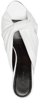 (Women) Balenciaga Drapy Mules White 617574WA2M09002 Lookbook (Women) Balenciaga Drapy Mules White 617574WA2M09002