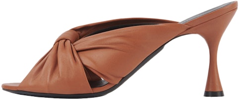 (Women) Balenciaga Drapy Sandals Brown 617574WA2M02121 (Women) Balenciaga Drapy Sandals Brown 617574WA2M02121