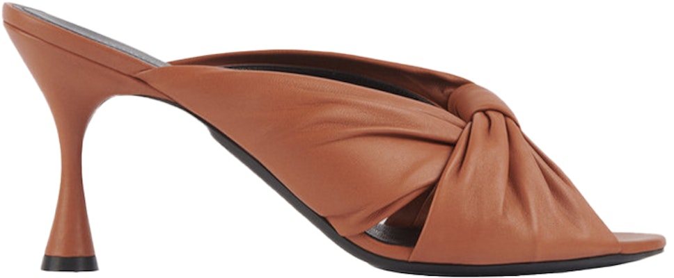 (Women) Balenciaga Drapy Sandals Brown 617574WA2M02121 Order (Women) Balenciaga Drapy Sandals Brown 617574WA2M02121