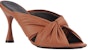 (W) Sandal Balenciaga Drapy Coklat 617574WA2M02121