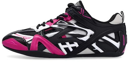 (Women) Balenciaga Drive Sneaker 'Black White Dark Pink' 635497W3AL15971 (Women) Balenciaga Drive Sneaker 'Black White Dark Pink' 635497W3AL15971