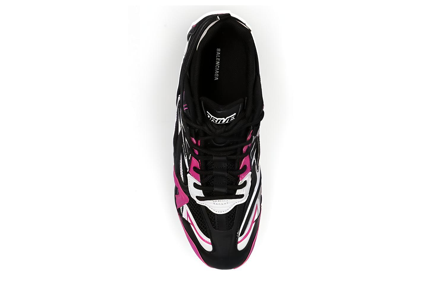 Shop (W) Balenciaga Drive Sneaker ''Nero Bianco Rosa Scuro'' 635497W3AL15971