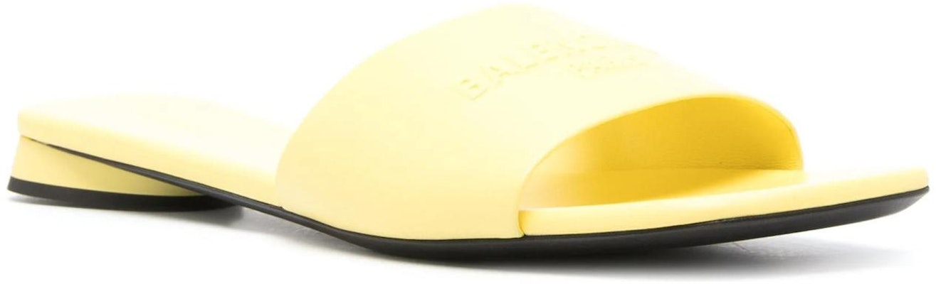 (Women) Balenciaga Duty Free Flat Sandal 'Yellow' 787293WBCW07009 Lookbook (Women) Balenciaga Duty Free Flat Sandal 'Yellow' 787293WBCW07009
