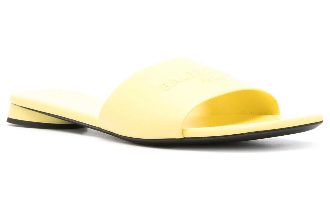 Lookbook (Women) Balenciaga Duty Free Flat Sandal 'Yellow' 787293WBCW07009