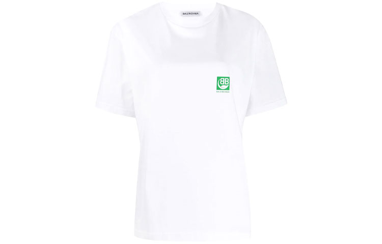 (Women) Balenciaga Eco-Certified Oversized T-Shirt White 594599THV639000 圖 2
