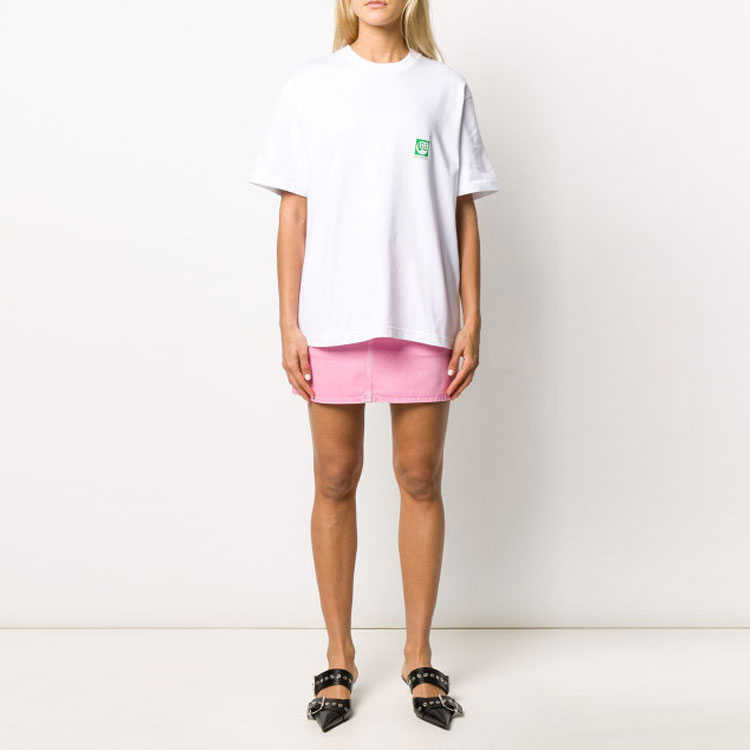 (Women) Balenciaga Eco-Certified Oversized T-Shirt White 594599THV639000 圖 5