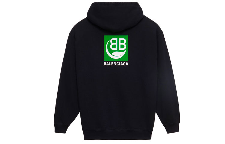 (Women) Balenciaga Eco-friendly Black BB Hoodie Black 578135THV641000 圖 3