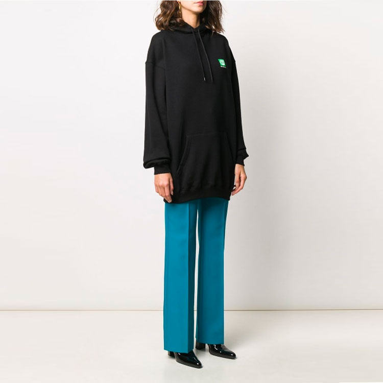 (Women) Balenciaga Eco-friendly Black BB Hoodie Black 578135THV641000 圖 4