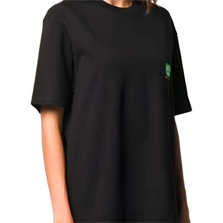 (Women) Balenciaga Eco Icon Logo Print Black Oversized Tee 594599THV631000 圖 7