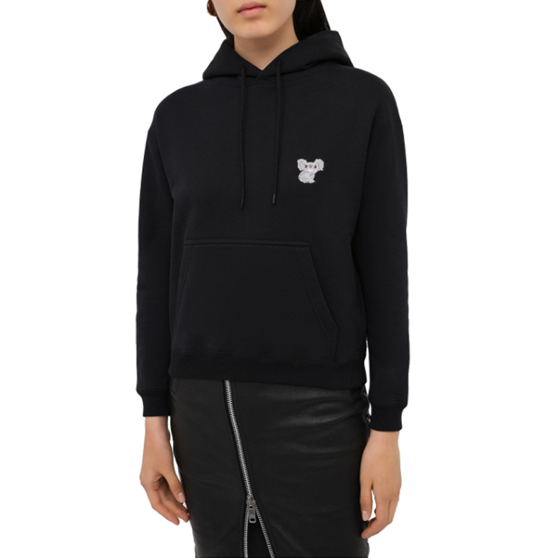 (Women) Balenciaga Embroidered Hoodie Black. 612959TIVD21000 圖 5