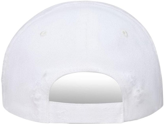 (Women) Balenciaga Embroidered Logo Cotton Baseball Cap White Women’s 750716410B29060 Lookbook (Women) Balenciaga Embroidered Logo Cotton Baseball Cap White Women’s 750716410B29060