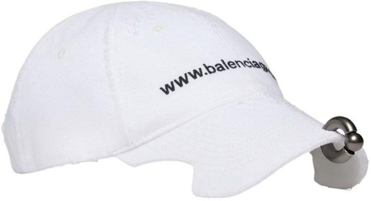 (Women) Balenciaga Embroidered Logo Cotton Baseball Cap White Women’s 750716410B29060 Shop (Women) Balenciaga Embroidered Logo Cotton Baseball Cap White Women’s 750716410B29060