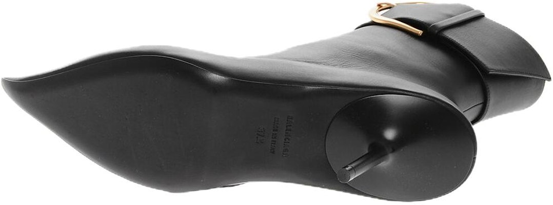 (W) Bota Balenciaga Essex Tobillo 'Cuero Negro' 671502WA9171080 Purchase (W) Bota Balenciaga Essex Tobillo 'Cuero Negro' 671502WA9171080