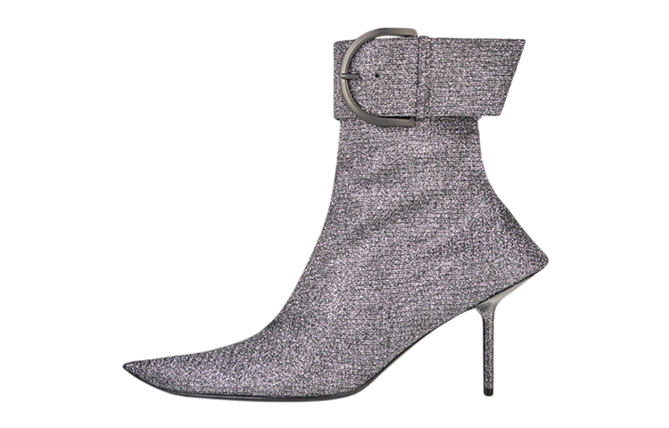 Buy (W) Bota Balenciaga Essex Tobillo 'Gris Oscuro con Hebilla' 671502W29X21581