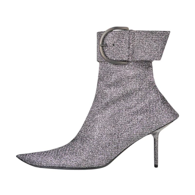 (W) Balenciaga Essex Ankle Boot 'Dark Grey Buckle'