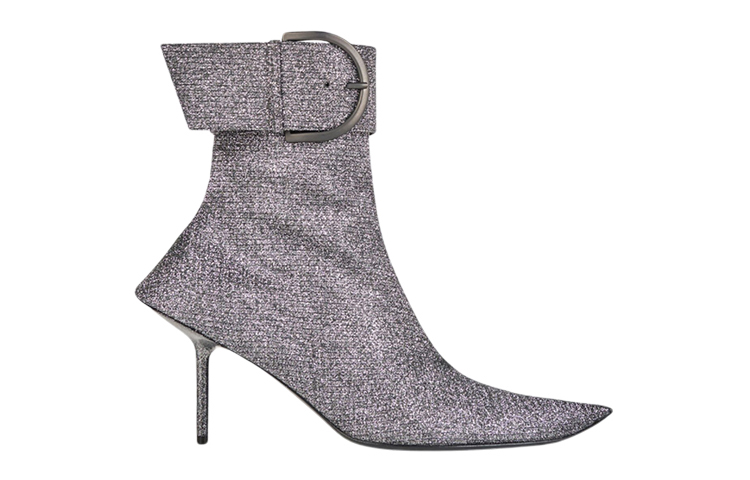 Order (W) Bota Balenciaga Essex Tobillo 'Gris Oscuro con Hebilla' 671502W29X21581