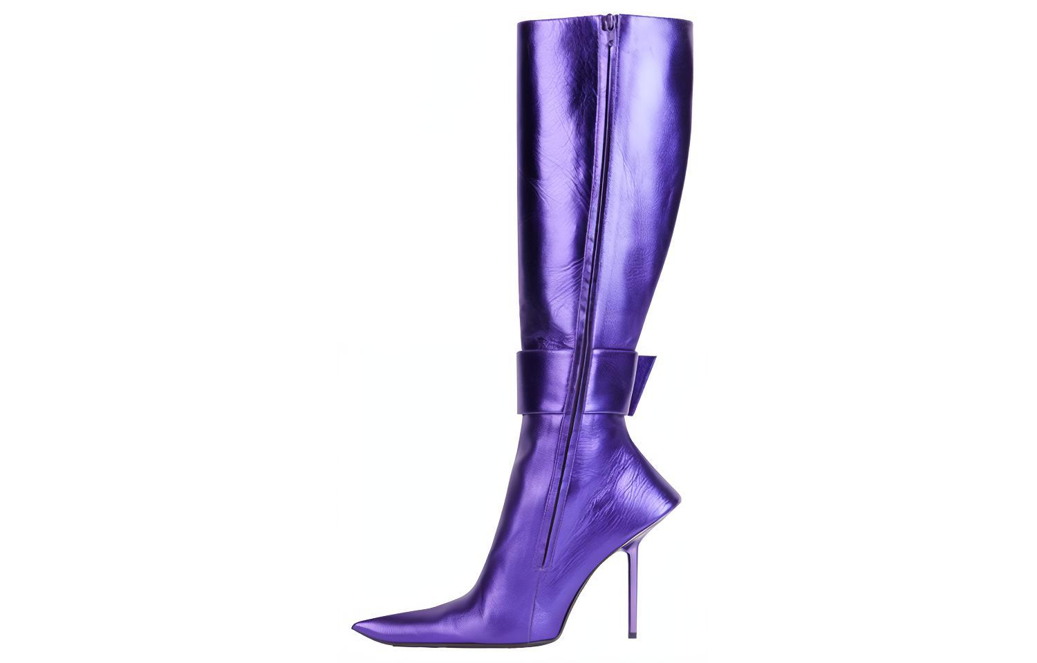 Buy (W) バレンシアガ エセックス ハイ "パープル" 671505WBCL15081