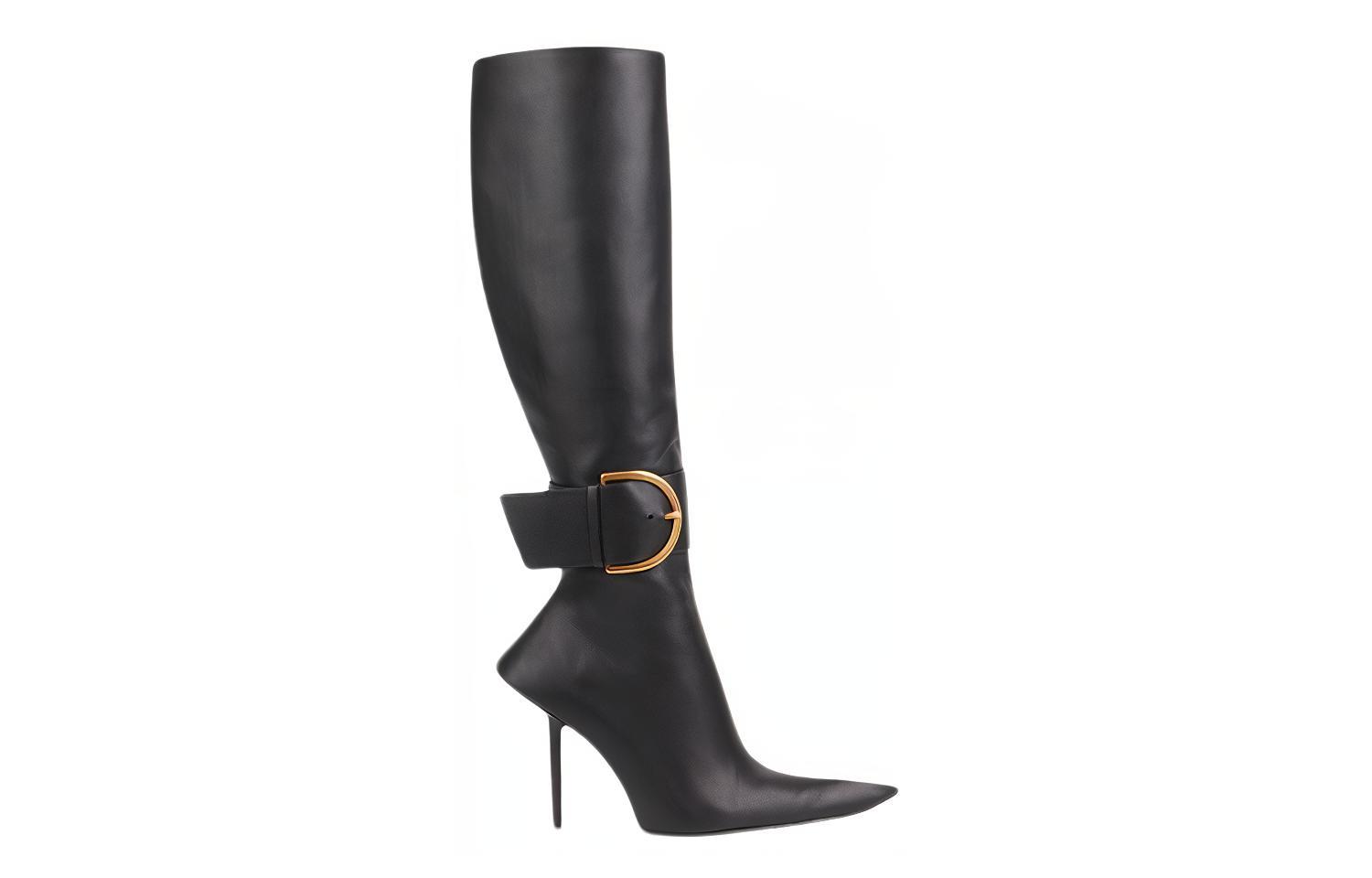 Order (W) Botas Altas Balenciaga Essex 'Cuero Negro' 671505WA9171080