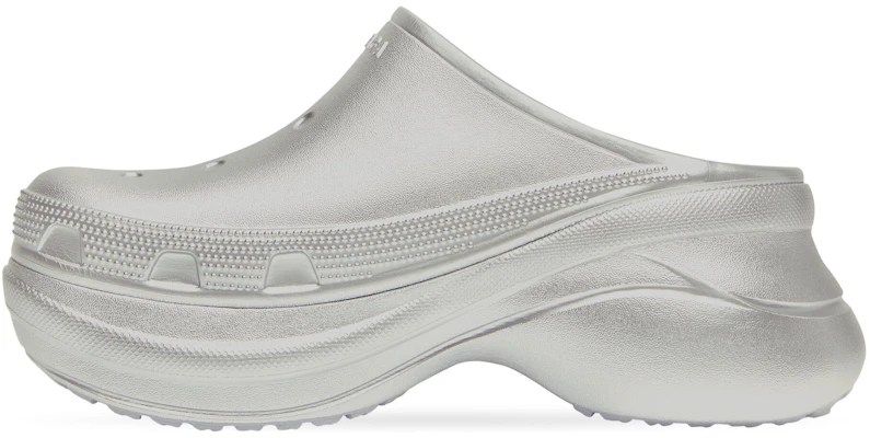 (W) Sandal Hak Terbuka Balenciaga EVA Ujung Bulat 'Perak' 720762W1S8W8100 Buy (W) Sandal Hak Terbuka Balenciaga EVA Ujung Bulat 'Perak' 720762W1S8W8100