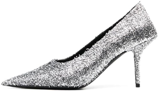 (W) Balenciaga Kain 8cm 'High Heel Mules Perak' 719831W2LB08010 Buy (W) Balenciaga Kain 8cm 'High Heel Mules Perak' 719831W2LB08010