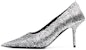 (W) Balenciaga Kain 8cm 'Tumit Tinggi Silver Mules' 719831W2LB08010