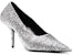 (W) Balenciaga Kain 8cm 'Tumit Tinggi Silver Mules' 719831W2LB08010