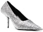 Lookbook (W) Balenciaga Kain 8cm 'Tumit Tinggi Silver Mules' 719831W2LB08010