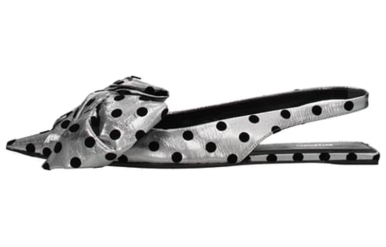 (Women) Balenciaga Fabric Fashion Sandals 'Silver' 569390W1SG08163