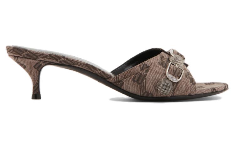 (W) Balenciaga Fabric Open Toe Slide 'Brown' 圖 2