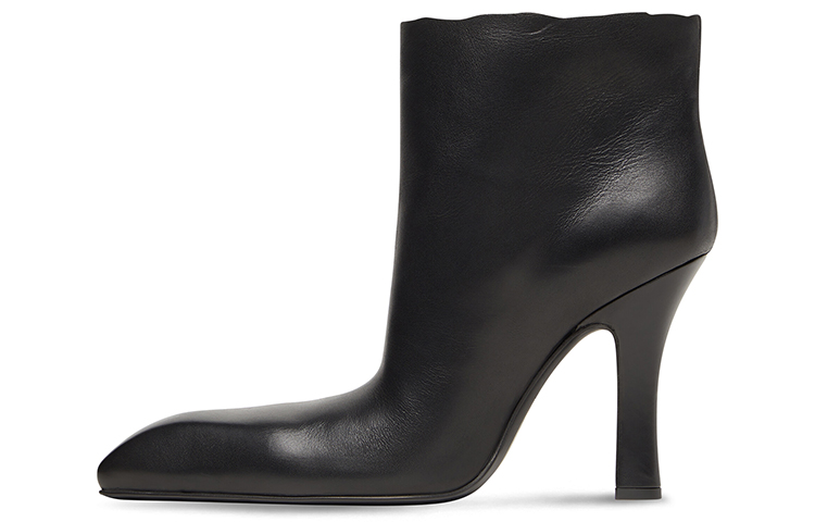 (Women) Balenciaga Falkon 105 'Black Soft Calfskin Ankle Boot' 697409WBDH01000