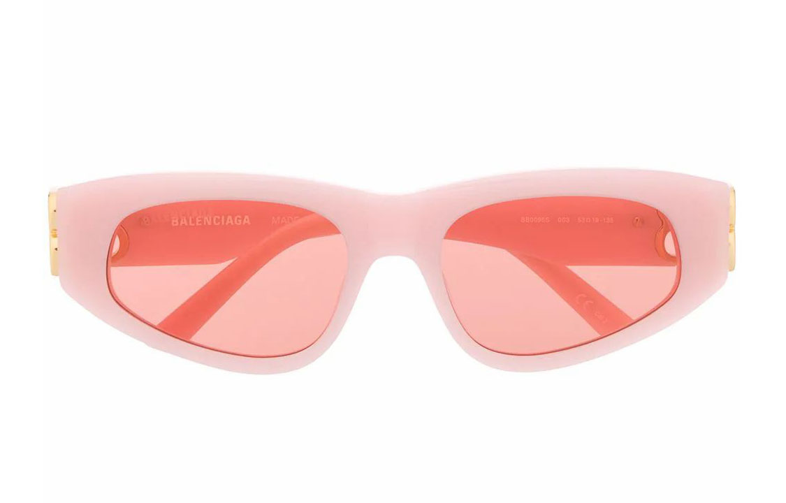 Lookbook (W) 巴黎世家时尚休闲粉色太阳眼镜 BB0095S-003