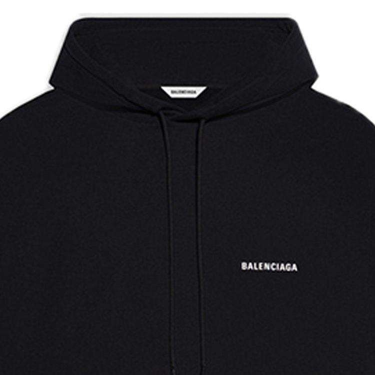 Sizing (Women) Balenciaga Fleece Hoodie Black 641529TJVE51000