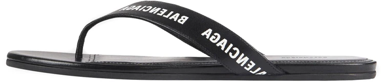balenciaga-flip-flop-slides-allover-logo-black-wmns