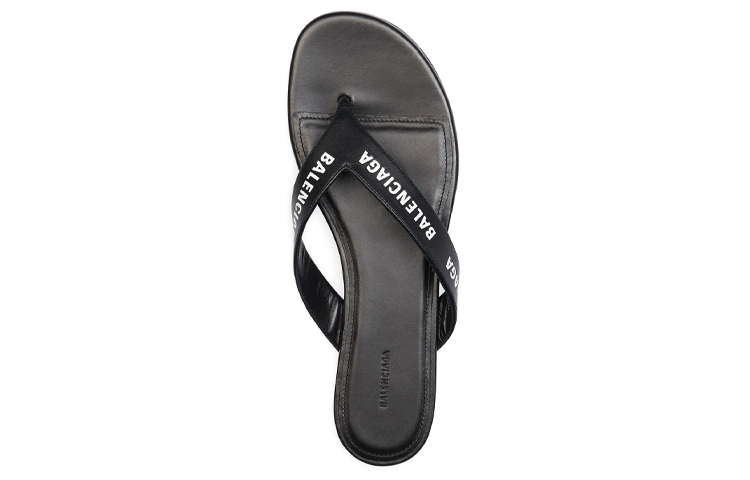 Lookbook (W) Sandalias Balenciaga Flip Flop 'Logo Completo - Negro'. 630051-WBAE1-1090