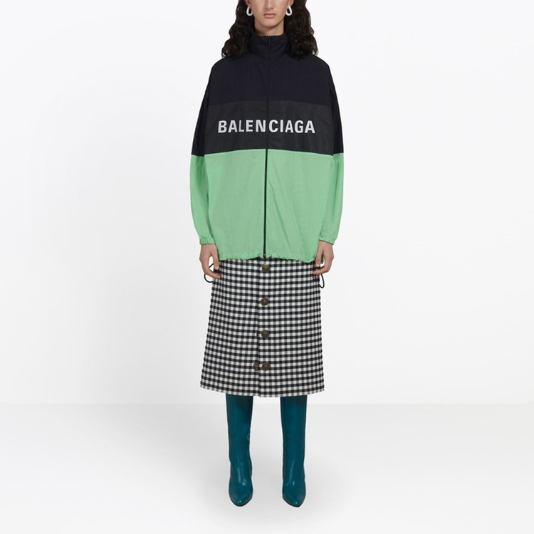 (Women) Balenciaga Fluorescent Green Zip-up Jacket 528638TDO053302 圖 4