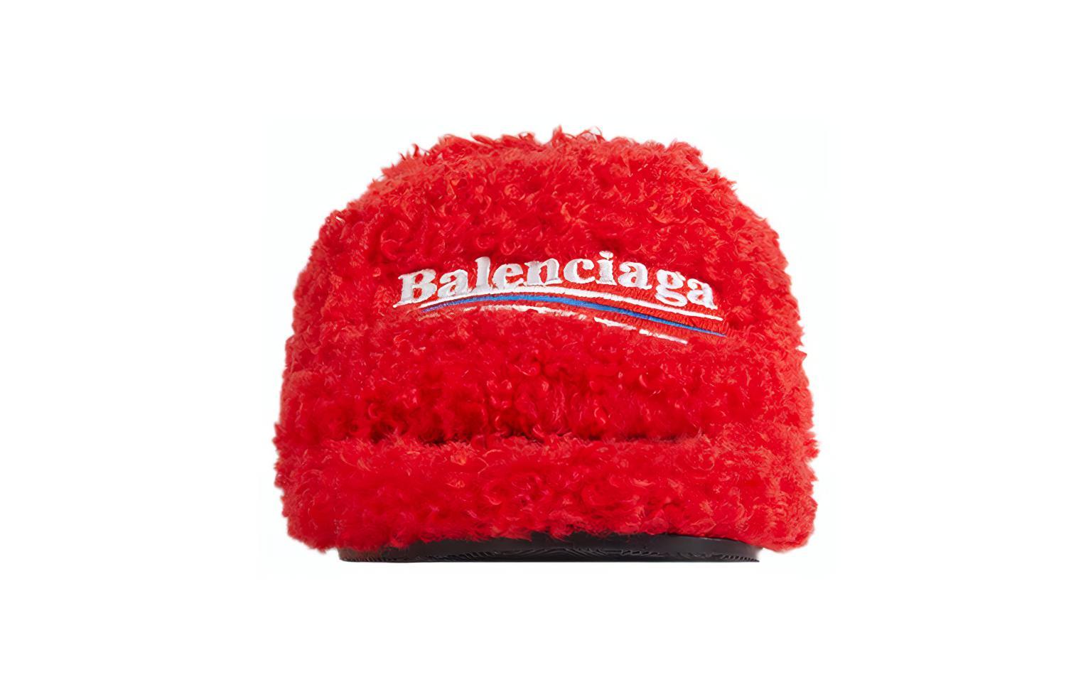 (W) Balenciaga Furry High Heel 'Red Velvet' 圖 3