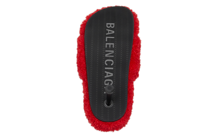 (W) Balenciaga Furry High Heel 'Red Velvet' 圖 6