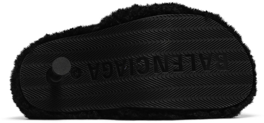 (Women) Balenciaga Furry Sandal 'Black' 656632-W2DO1-1096 Shop (Women) Balenciaga Furry Sandal 'Black' 656632-W2DO1-1096