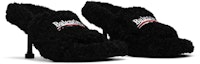 Cheap (W) Sandal Berbulu Balenciaga 'Hitam' 656632-W2DO1-1096