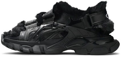 (W) 巴黎世家毛绒凉鞋‘黑色’ 668560-W3CQ3-1000 Lookbook (W) 巴黎世家毛绒凉鞋‘黑色’ 668560-W3CQ3-1000