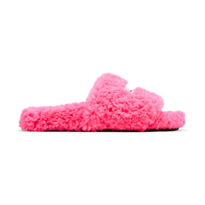 (W) Balenciaga Furry Sandal 'Fake Fur - Hot Pink'