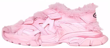 (Women) Balenciaga Furry Sandal 'Pink' 668560-W3CQ3-5000 (Women) Balenciaga Furry Sandal 'Pink' 668560-W3CQ3-5000