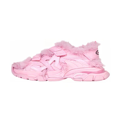 (W) Balenciaga Furry Sandal 'Pink'