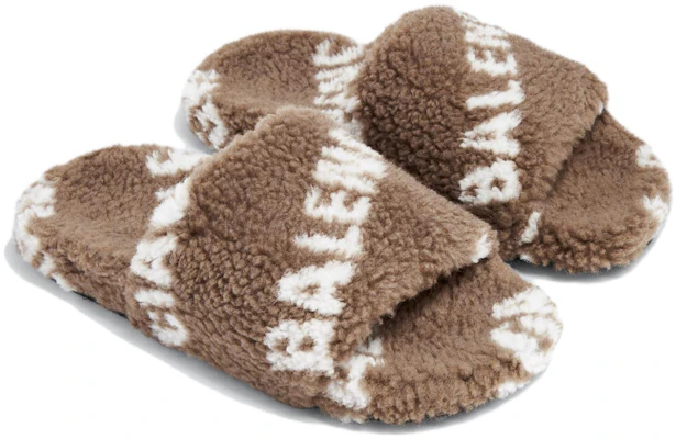 (W) Balenciaga Chaussons Peluche ''Tissu Confort Marron'' 654261W1NA13020 Shop (W) Balenciaga Chaussons Peluche ''Tissu Confort Marron'' 654261W1NA13020