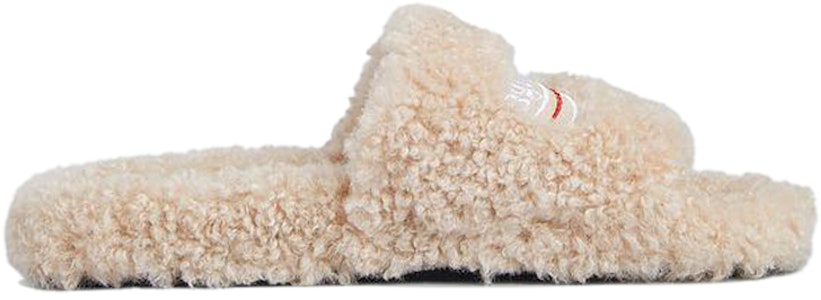 (W) Balenciaga Selipar Bulu 'Beige' 654261-W2DO1-9796 Order (W) Balenciaga Selipar Bulu 'Beige' 654261-W2DO1-9796