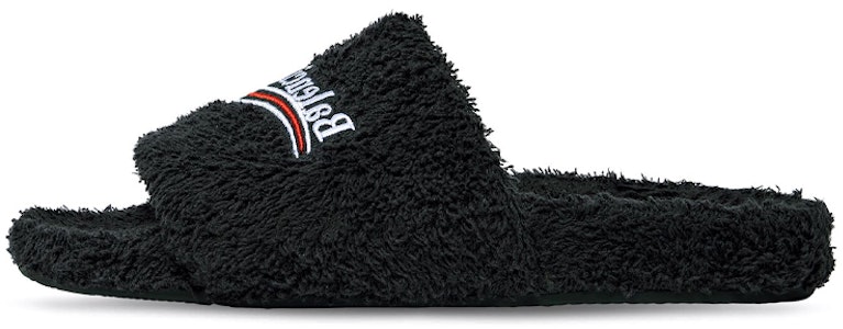 (W) Balenciaga Sandal Bulu Slip-On 'Hitam' 654261W2HS41096 Buy (W) Balenciaga Sandal Bulu Slip-On 'Hitam' 654261W2HS41096